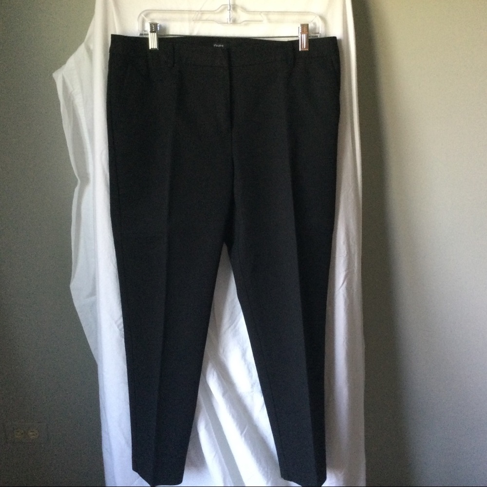 Jones New York Signature Grace Ankle pants black